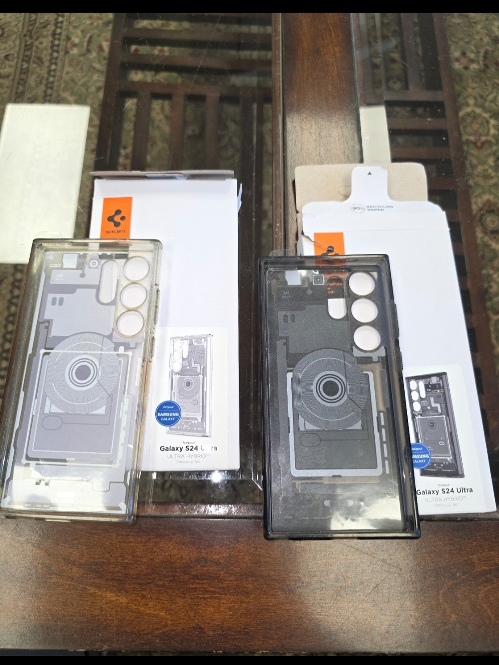 Spigen Clear/Black Case for Samsung Galaxy S24 Ultra